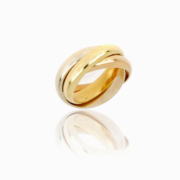 Cartier : Trinity Cartier ring  - Auction GIOIELLI, OROLOGI E VINTAGE LUXURY GOODS - Faraone Casa d'Aste