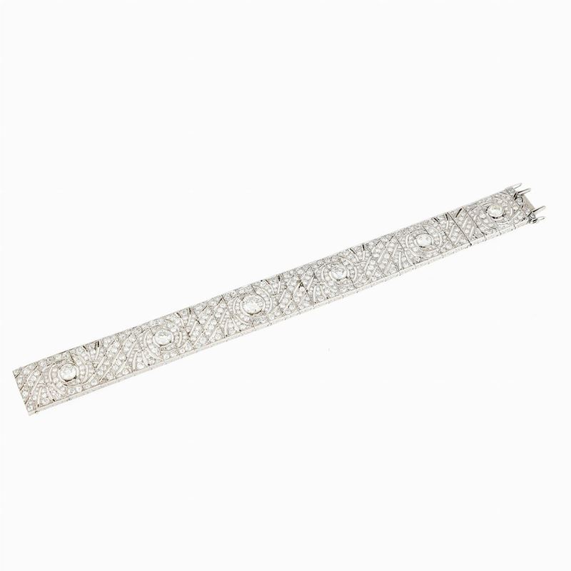Bracciale Platino Diamanti