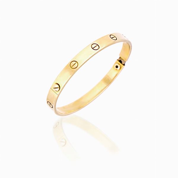Cartier : Bracciale Cartier Love  - Asta GIOIELLI, OROLOGI E LUXURY GOODS - Faraone Casa d'Aste