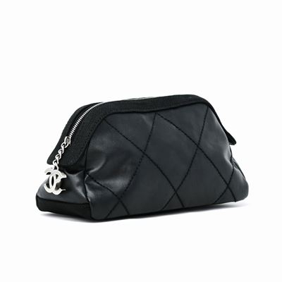 Trousse Chanel Pelle Nera