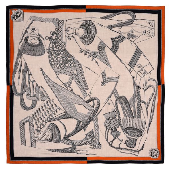 Hermes - Stola Hermès lana/seta