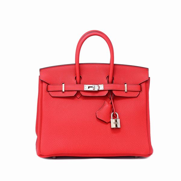 Hermes - Hermès Birkin 25 Togo Rouge de Coeur