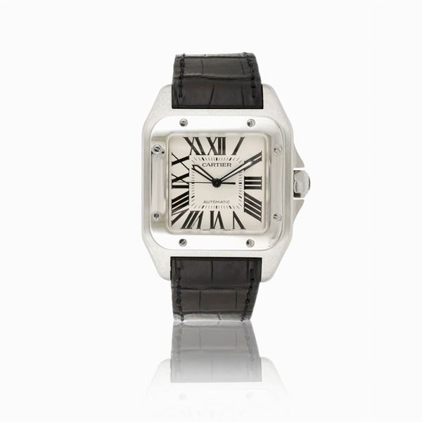 Cartier Santos steel watch