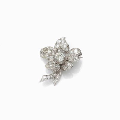 Spilla Platino Diamanti