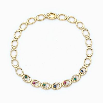 Girocollo Scavia Rubini Zaffiri Smeraldi Diamanti
