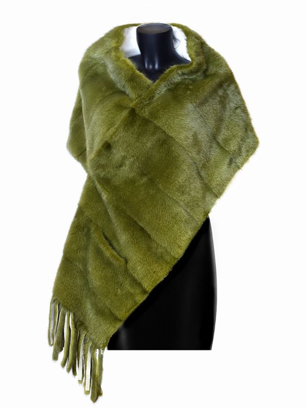  Mink fur stole
