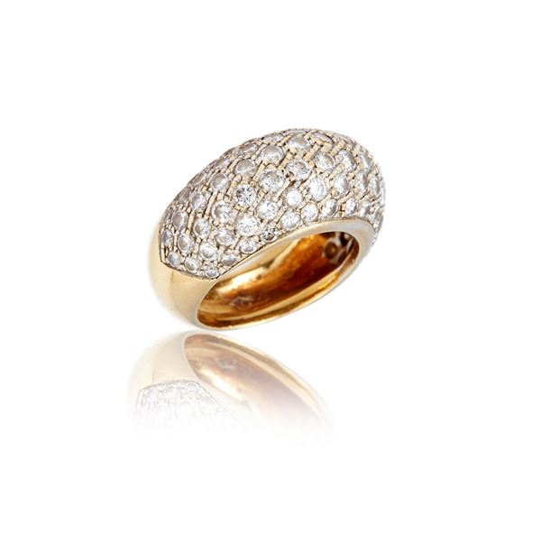 Anello oro e diamanti