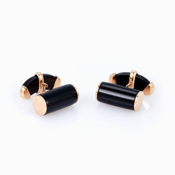 Gemelli oro e onice