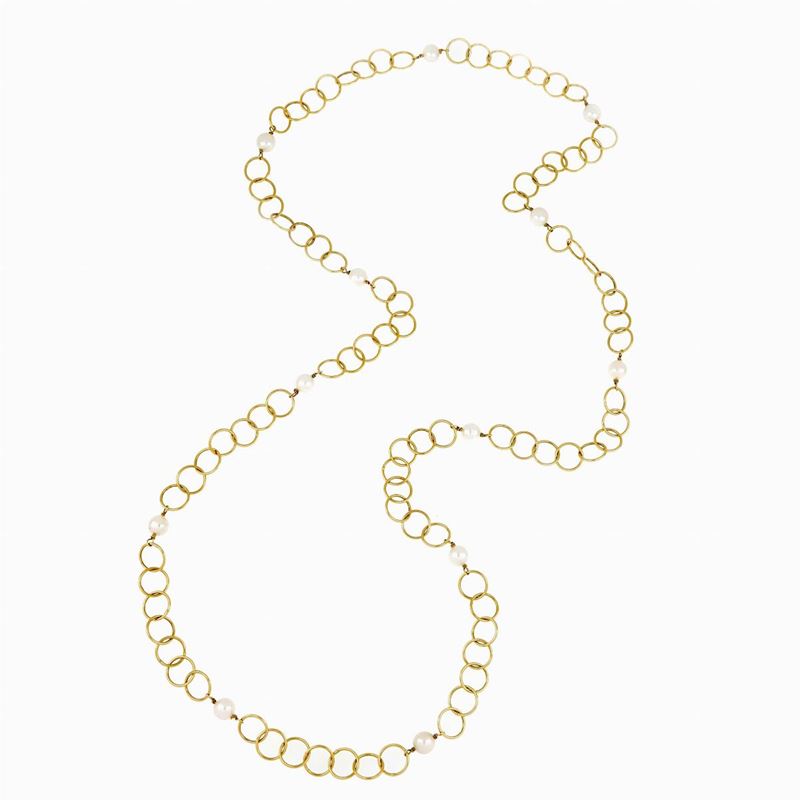 Collana Oro e Perle