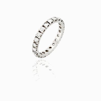 Anello Eternity Oro Diamanti