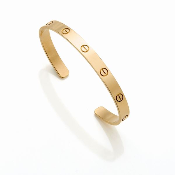 Cartier : Bracciale Cartier Love   - Asta GIOIELLI OROLOGI E LUXURY GOODS - Faraone Casa d'Aste
