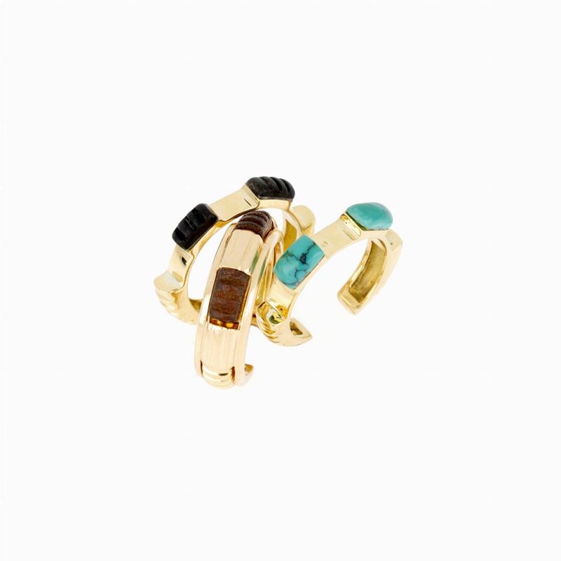 Anello Oro Fasce Intercambiabili