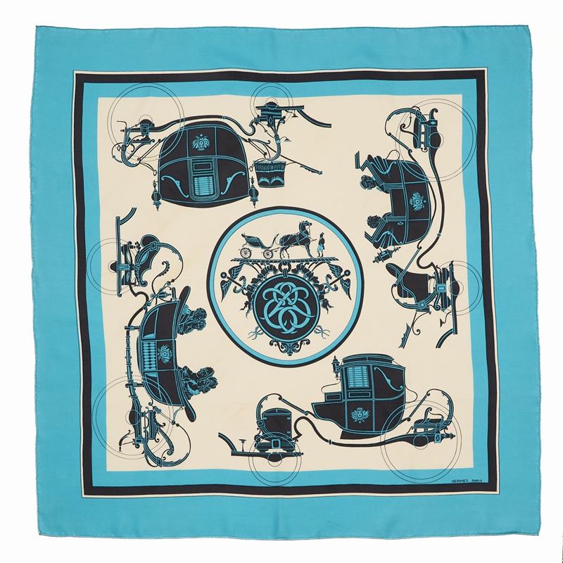 Hermes - Foulard Hermès in Seta