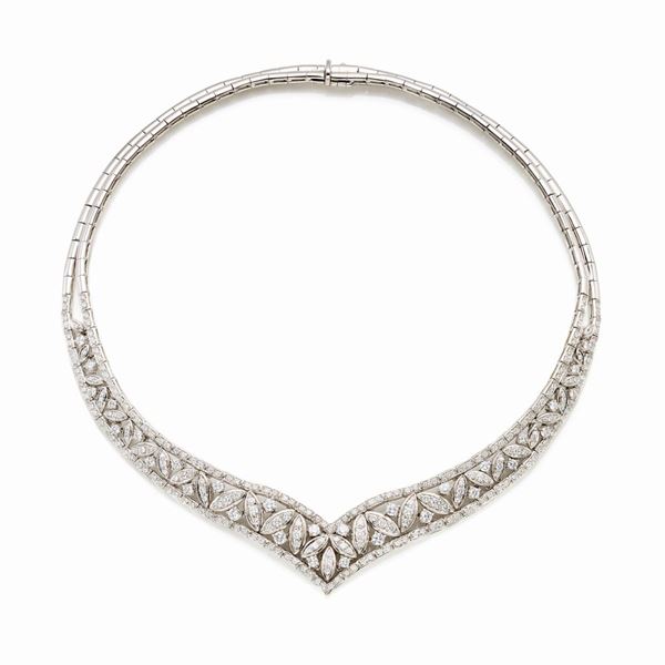 Damiani : Collier Damiani in oro e diamanti  - Asta GIOIELLI OROLOGI E LUXURY GOODS - Faraone Casa d'Aste