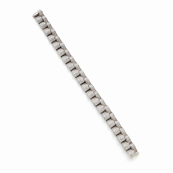 Faraone : Gold and diamond bracelet  - Auction GIOIELLI OROLOGI E LUXURY GOODS - Faraone Casa d'Aste