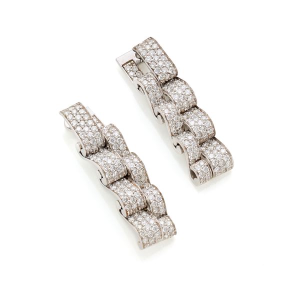 Faraone - Gold diamaond earrings