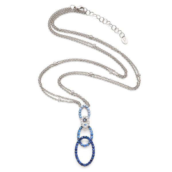 Faraone - Collana zaffiri e diamanti