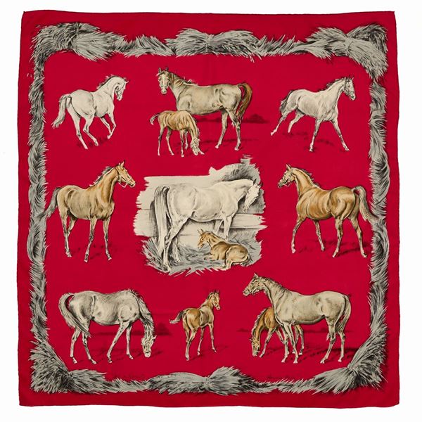 Hermes - Hermès silk scarf
