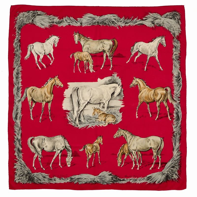 Hermes - Foulard Hermès in Seta
