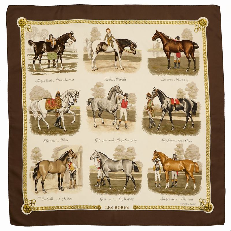 Hermes - Foulard Hermès in Seta