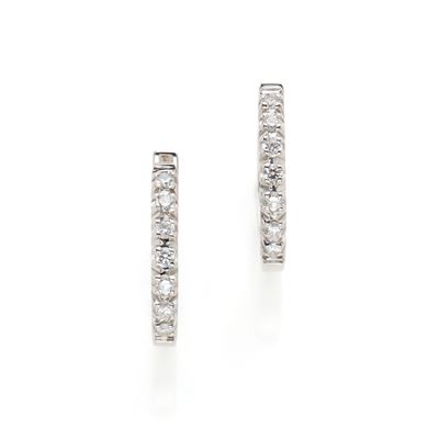 Orecchini Oro Bianco e Diamanti