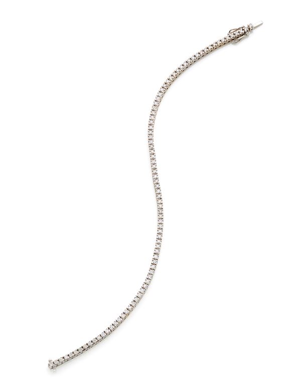 Tennis bracelet  - Auction GIOIELLI OROLOGI E LUXURY GOODS - Faraone Casa d'Aste