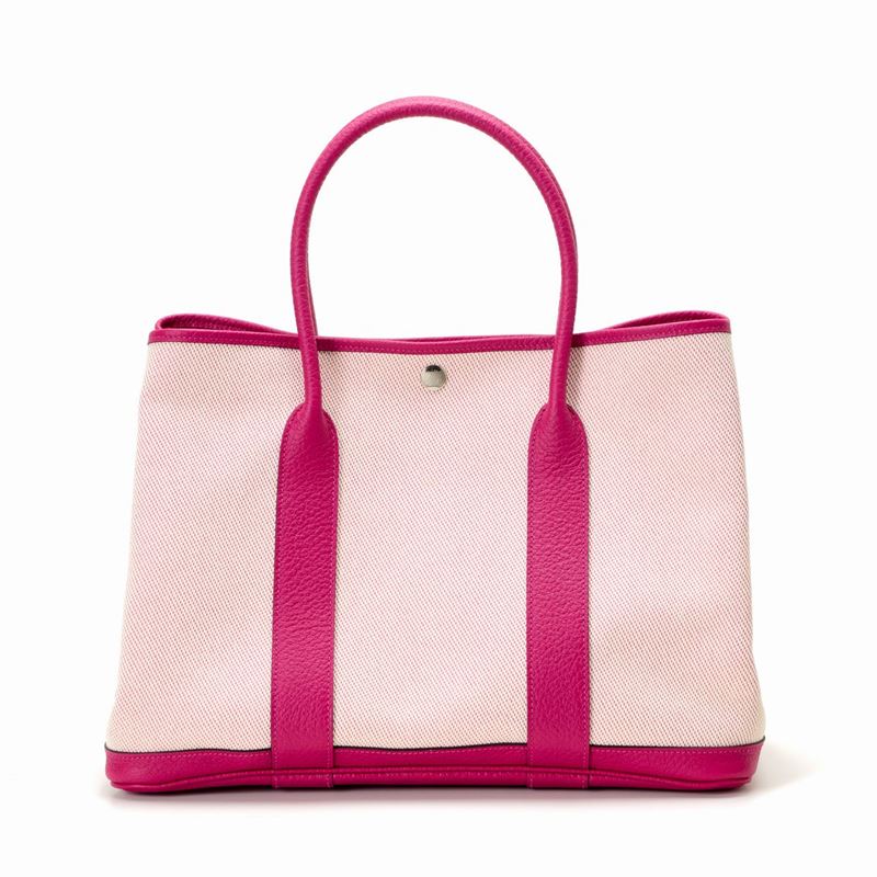 Hermes - Hermès Garden Party Pelle e Tela