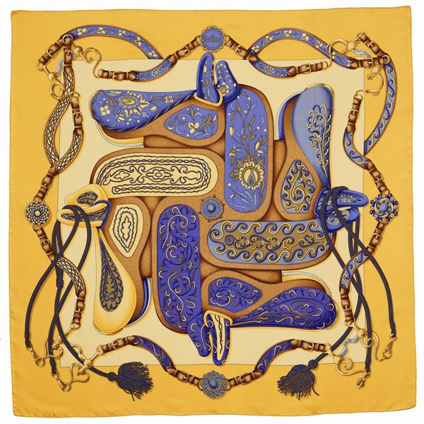 Hermès silk scarf