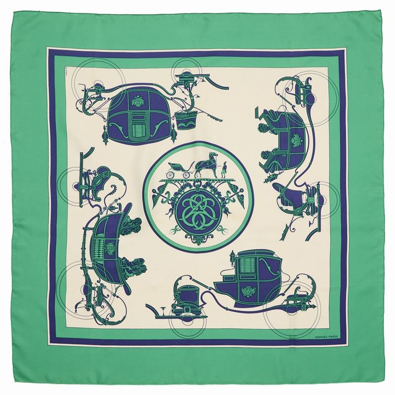 Hermes - Foulard Hermès in Seta