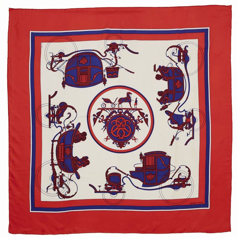 Hermes - Foulard Hermès in Seta