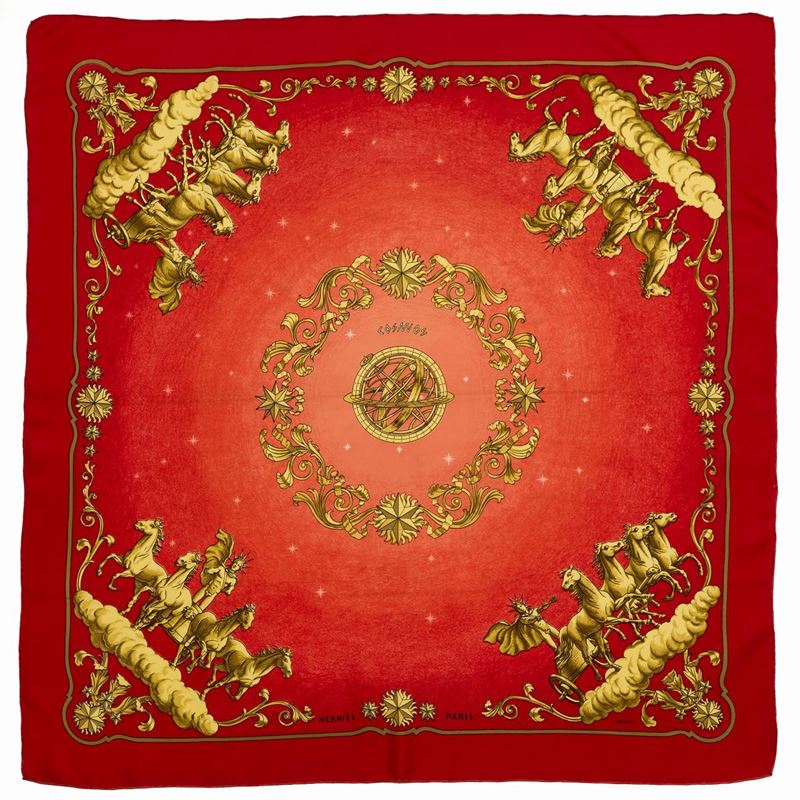 Hermes - Foulard Hermès in Seta