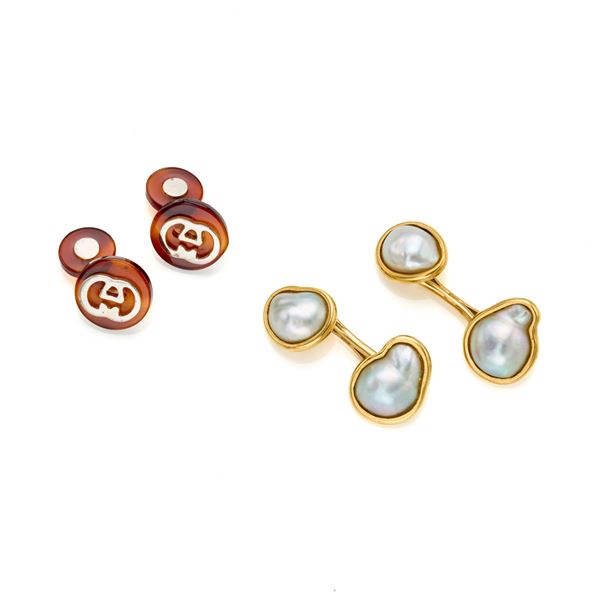 Two pair of cufflinks  - Auction GIOIELLI OROLOGI E LUXURY GOODS - Faraone Casa d'Aste