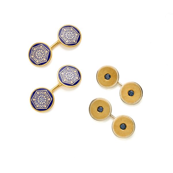 Two pairs of cufflinks