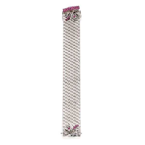 Faraone : Bracciale in oro con rubini  - Asta GIOIELLI, OROLOGI E LUXURY GOODS - Faraone Casa d'Aste