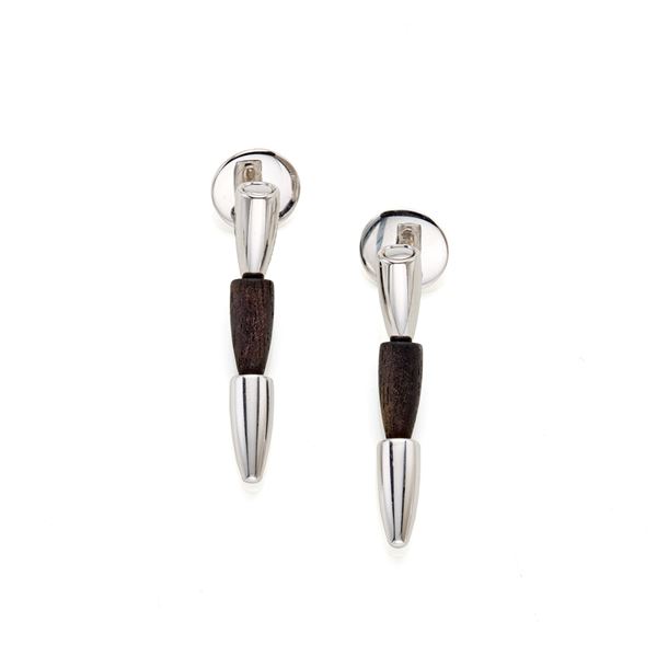 Vhernier : Gold and ebony earrings Vhernier  - Auction GIOIELLI OROLOGI E LUXURY GOODS - Faraone Casa d'Aste