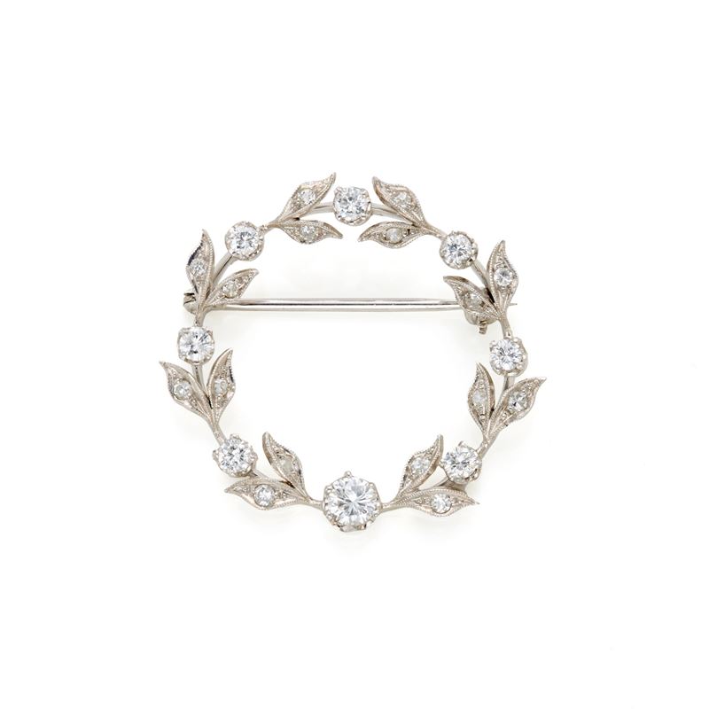 Spilla Oro e Diamanti