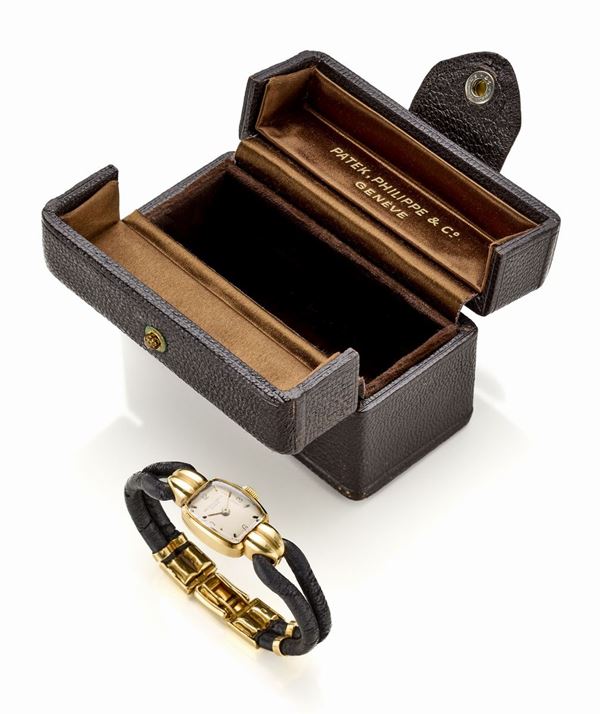 Patek Philippe : Orologio Patek Philippe Lady anni '40 oro con astuccio originale  - Asta GIOIELLI OROLOGI E LUXURY GOODS - Faraone Casa d'Aste