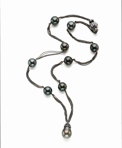 Collana con Perle Tahiti