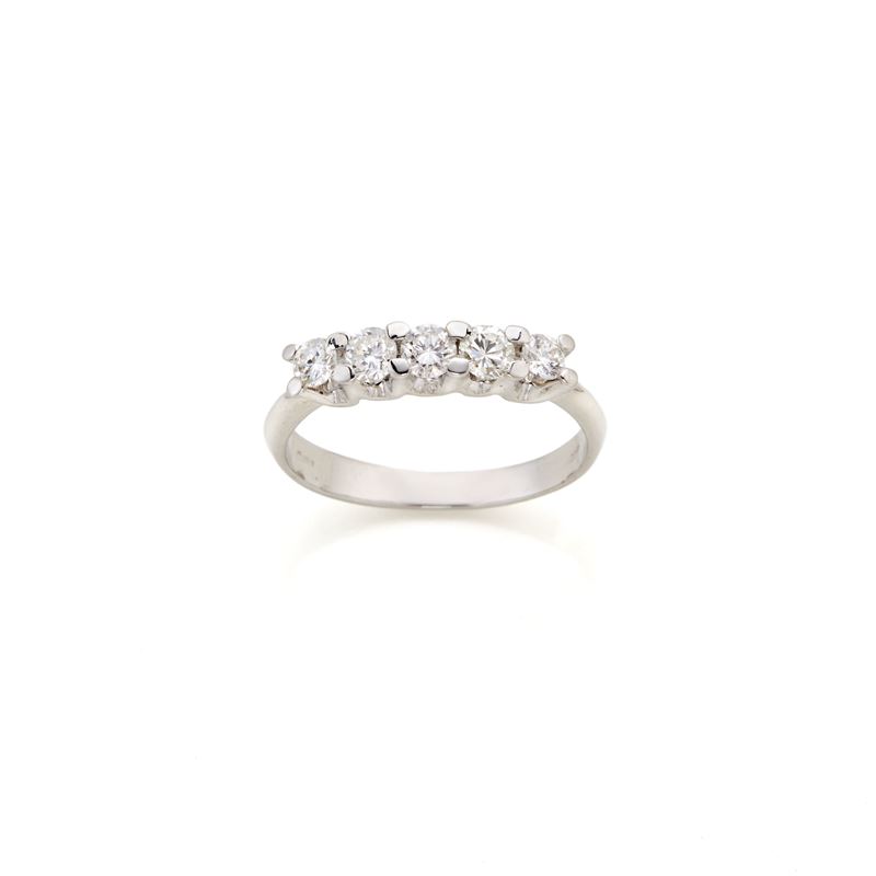 Anello Oro Diamanti