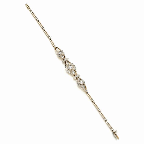 Bracciale in oro con diamanti