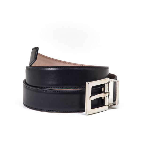 Dolce &amp; Gabbana - Black leather D&G belt
