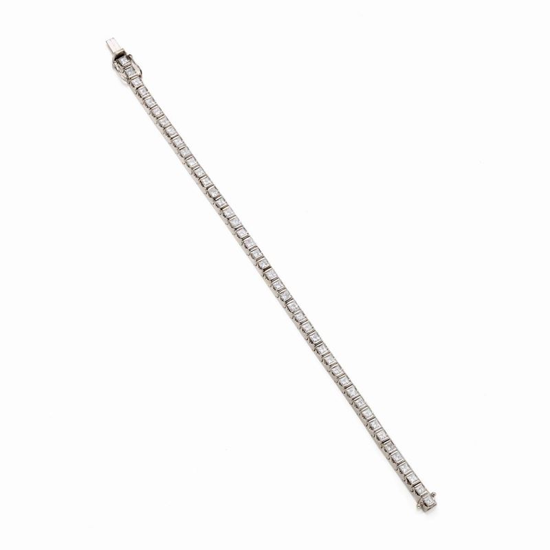 Bracciale Tennis in Oro e Diamanti
