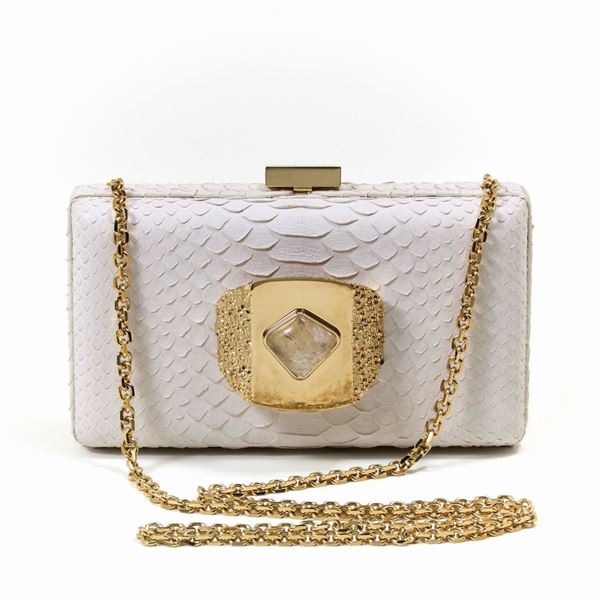Borbonese - Clutch Borbonese pellame esotico