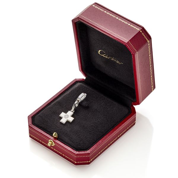 Cartier : Cartier cross charm with diamonds  - Auction GIOIELLI OROLOGI E LUXURY GOODS - Faraone Casa d'Aste