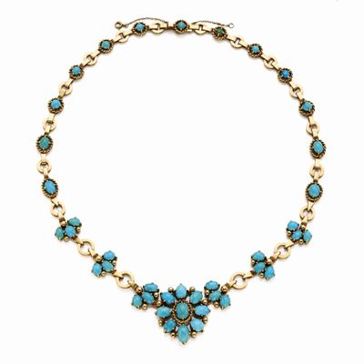 Collier in Oro e Turchesi