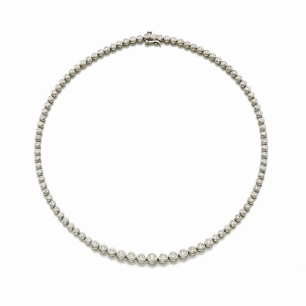 Collier in oro con diamanti