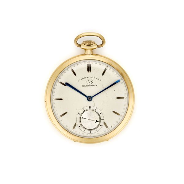 Election Chronometre pocket watch   - Auction GIOIELLI OROLOGI E LUXURY GOODS - Faraone Casa d'Aste