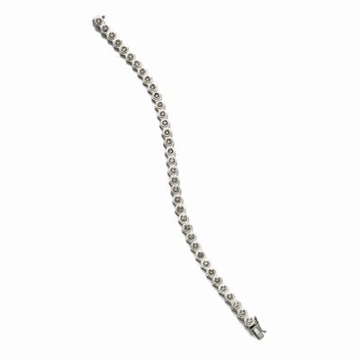 Bracciale Tennis in Oro e Diamanti