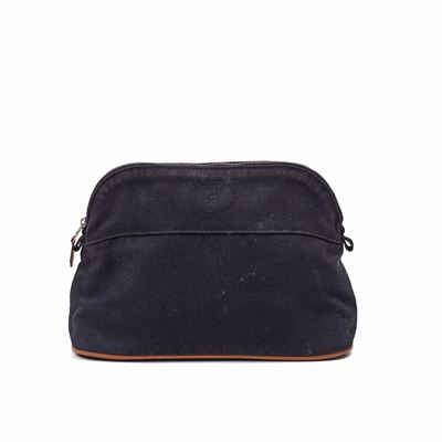 Trousse Hermes Bolide Canvas Nero
