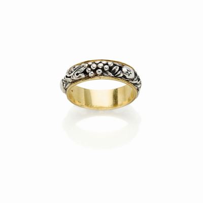 Anello Buccellati in Oro e Argento